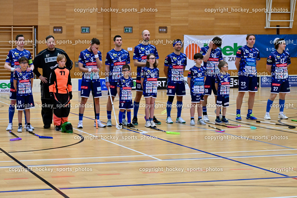 VSV Unihockey vs. KAC Floorball | VSV Unihockey mit Nachwuchs, VSV Unihockey vs. KAC Floorball, VSV Unihockey vs. KAC Floorball am 28.03.2026 in Villach (Ballspielhalle St. Martin), Austria, (Photo by Bernd Stefan)