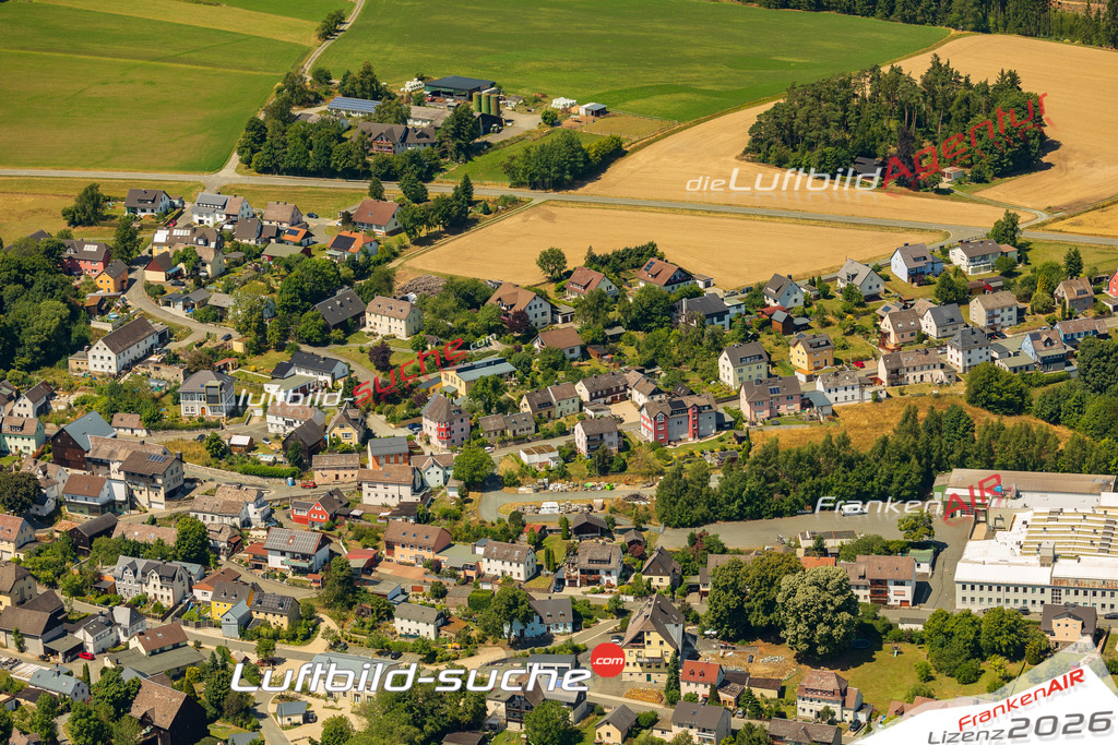 Luftaufnahme von Marlesreuth Naila Bild- Das Luftbild wurde 2025 vom UL-Flugzeug heraus erstellt ( keine Drohne ) - Hochauflösende Luftaufnahme -Nicht vergleichbar mit Google Maps oder Satelittenbilder- Die Geschenkidee !Mit Lizenz und Bildrechte bestellbar