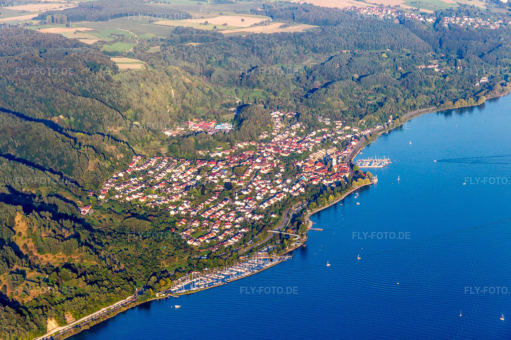 Luftbild: Uferbereich des Bodensee in Sipplingen im Bundesland Baden-Württemberg in Deutschland.Foto: IMG_094379.jpg vom 27.08.2016 durch Werner Riehm/FLY-FOTO.deAuflösung des Originals: 5472 x 3648 px