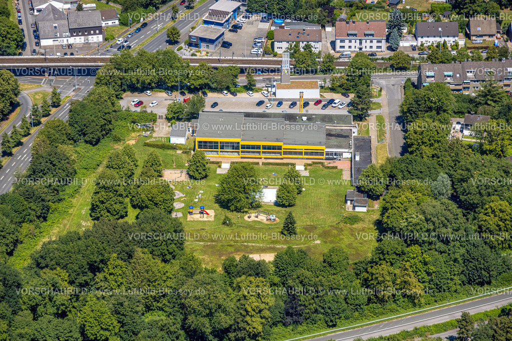 Muelheim230704095 | Luftbild, Friedrich-Wennmann-Bad und Liegewiese, Heißen - Mitte, Mülheim an der Ruhr, Ruhrgebiet, Nordrhein-Westfalen, Deutschland