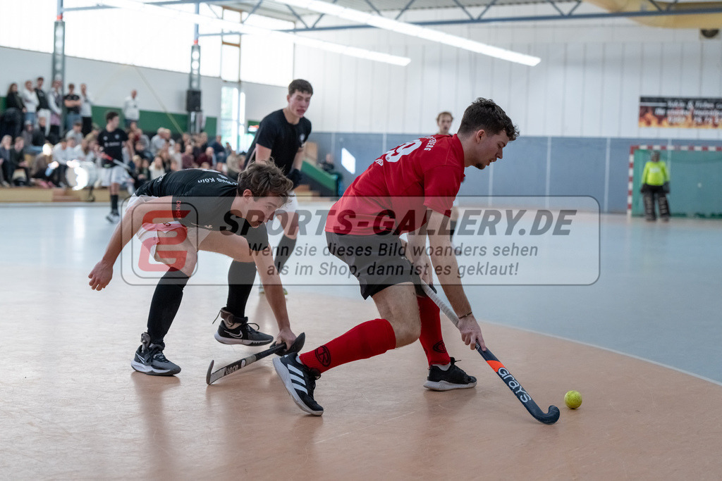 HK_20250202_102366 | 2. Bundesliga Halle Herren Club Raffelberg - Schwarz Weiss Köln am 2.2.2025 Halle am Raffelberg, Duisburg ,