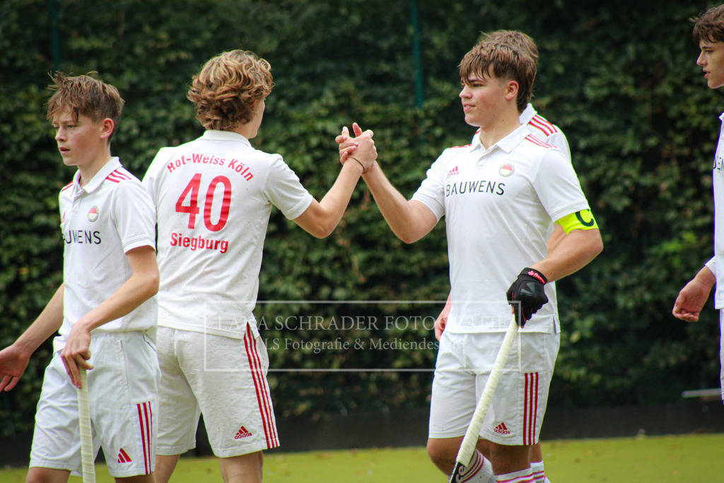MU16 2. HF Westdeutsche Meisterschaft  Rot-Weiß Köln - Düsseldorfer HC 07.10.23 Gladbach-52 | lanaschraderfotografie - Realisiert mit Pictrs.com
