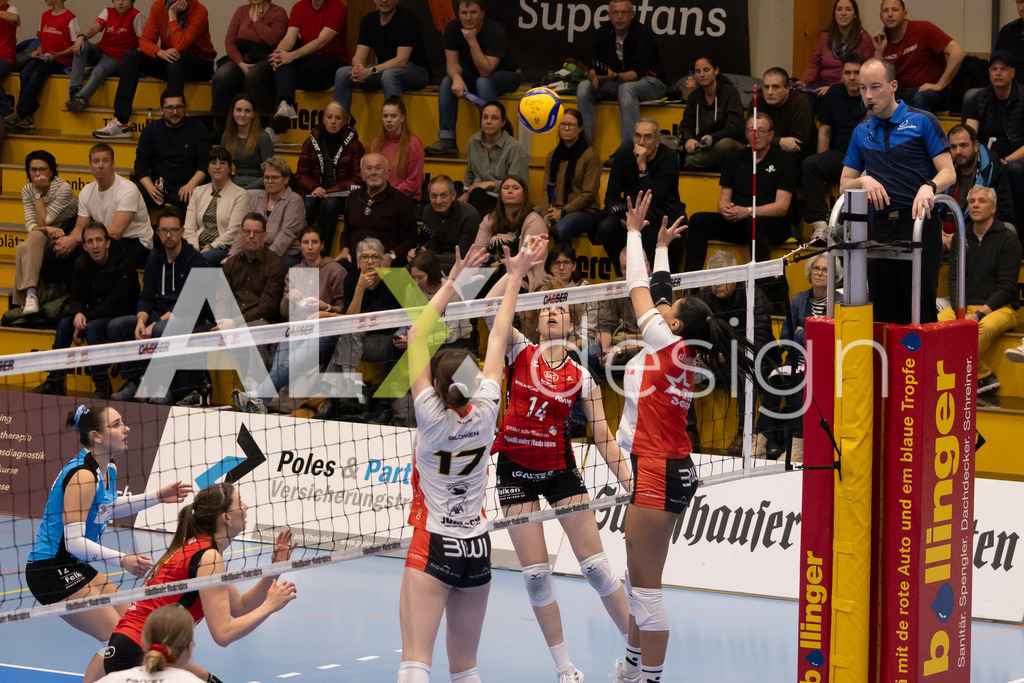 Volleyball I Frauen I Saison 2025-2026 I Volleyball NLA | Women I 1/4 Finals I VC Kanti Schaffhausen - BIWI Volleyball Franches-Montagnes I 21.02.2026 | 14 Josipa Marković (HR) (VC Kanti Schaffhausen) – Aussen - Realisiert mit Pictrs.com