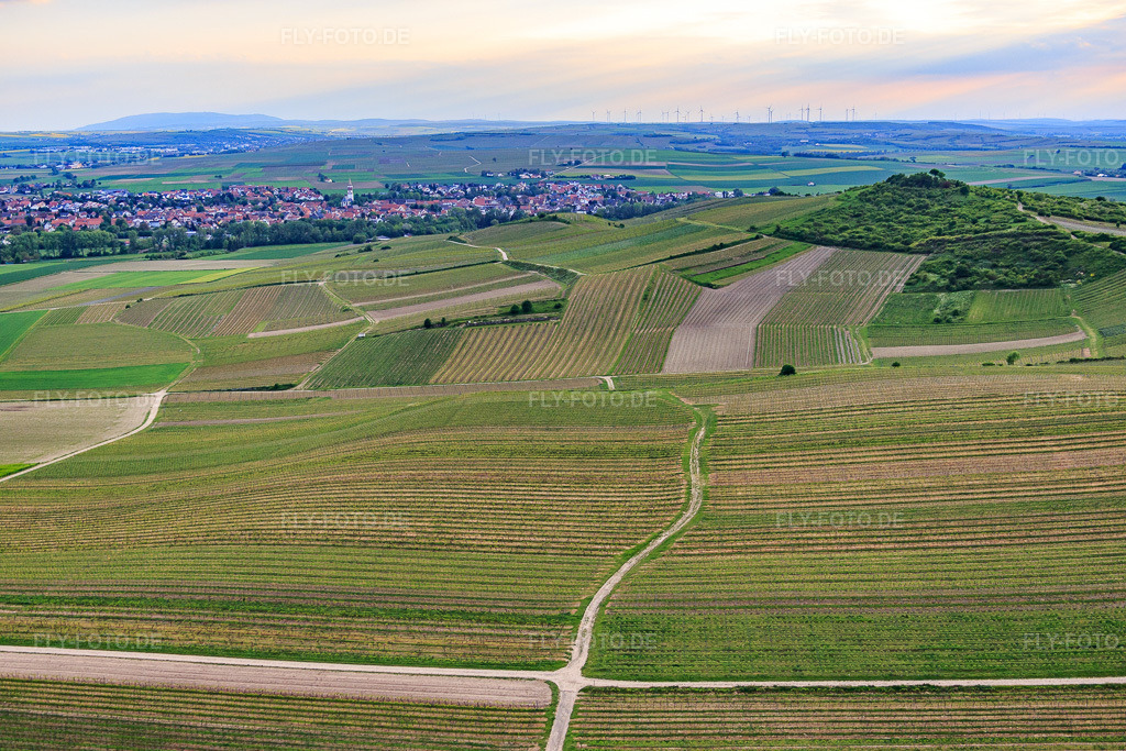 Luftbild: Petersberg in Gau-Odernheim im Bundesland Rheinland-Pfalz in Deutschland. Foto: IMG_088517.jpg vom 17.05.2016 durch Werner Riehm/FLY-FOTO.de