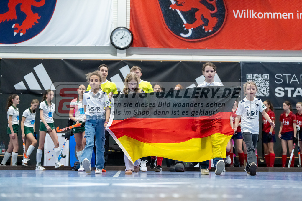 HK_20250223_103072 | Deutsche Meisterschaft wU14 Finale und Ehrungen am 23.2.2025 Düsseldorfer HC, Düsseldorf