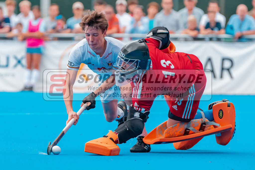 HK_20230715_102356 | Euro Hockey MU18 SF1 Belgium vs Netherlands  Championship Girls &amp; Boys am 15.7.2023 CHTC , Krefeld ,