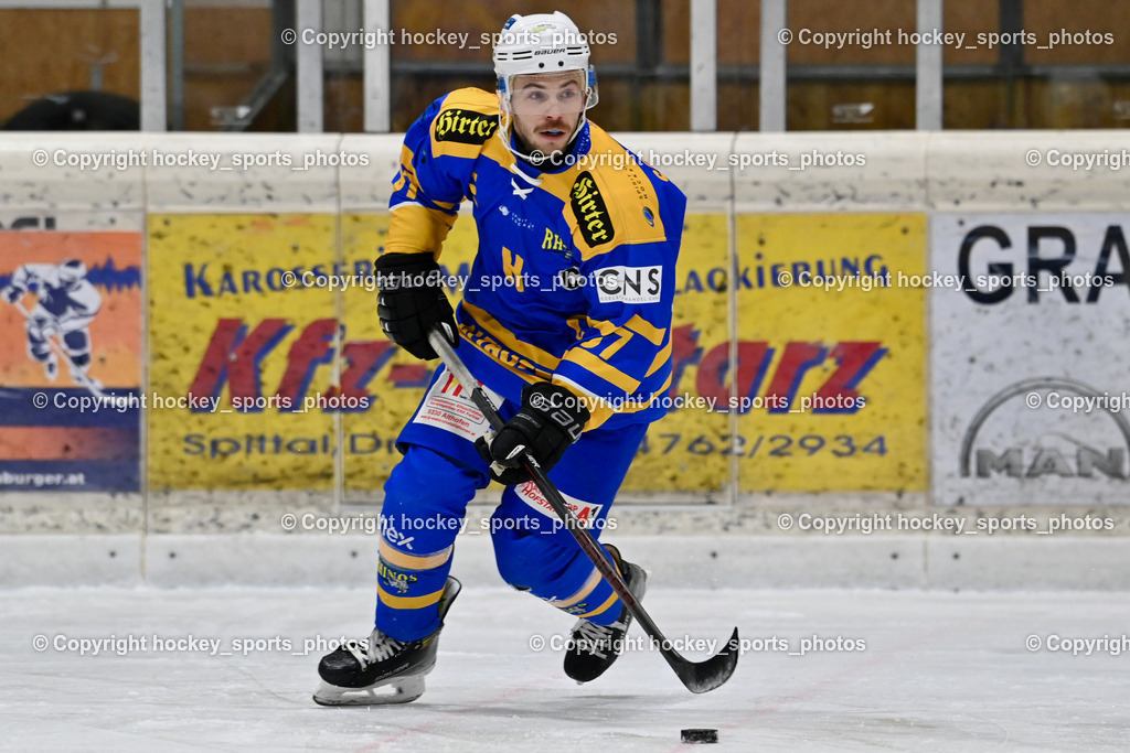 EC MET PHOTOVOLTAIK HORNETS SPITTAL vs. EHC Althofen  | #67 Schettina Kevin 1. EHC ALTHOFEN, EC MET PHOTOVOLTAIK HORNETS SPITTAL vs. EHC Althofen , EC MET PHOTOVOLTAIK HORNETS SPITTAL vs. EHC Althofen  am 25.01.2025 in Villach (Stadthalle Villach), Austria, (Photo by Bernd Stefan)