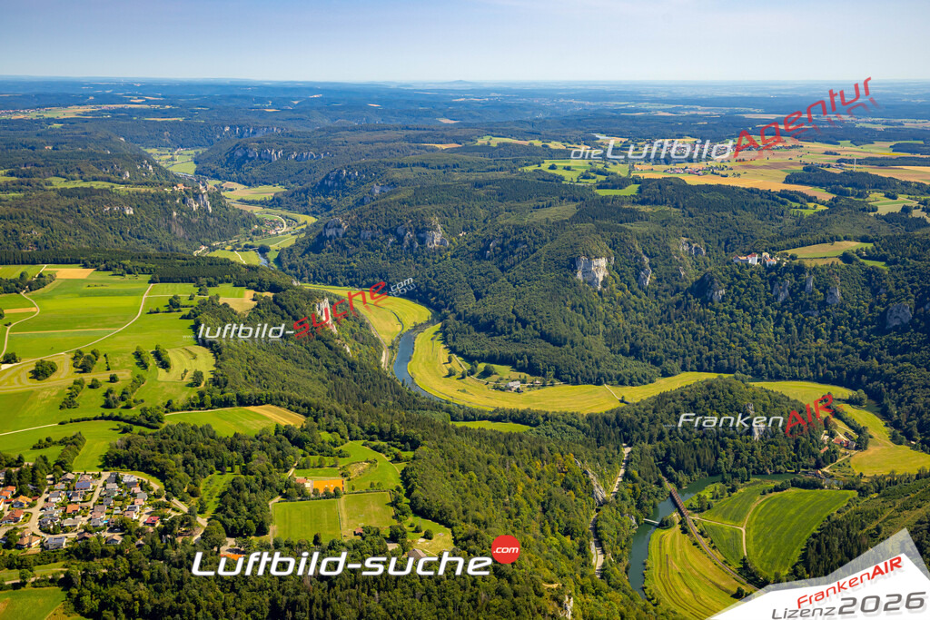 Das Luftbild zeigt : Donautal Beuron - Die Luftaufnahme wurde 2024 vom UL-Flugzeug aus erstellt ( keine Drohne ) - Hochauflösende Luftaufnahme - Für grossformatige Ausdrucke geeignet. Die Geschenkidee !Mit Lizenz und Bildrechte bestellbar