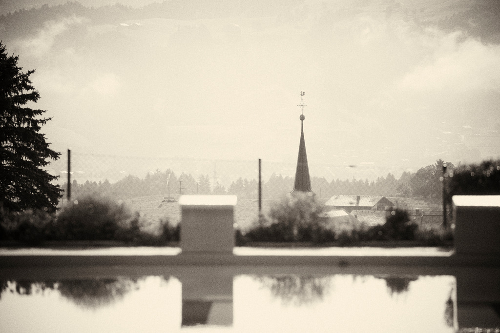 Schwimmbad Schwarzenberg | Schwarzenberg, Austria - August 06, 2014: Schwimmbad Schwarzenberg. - Realisiert mit Pictrs.com