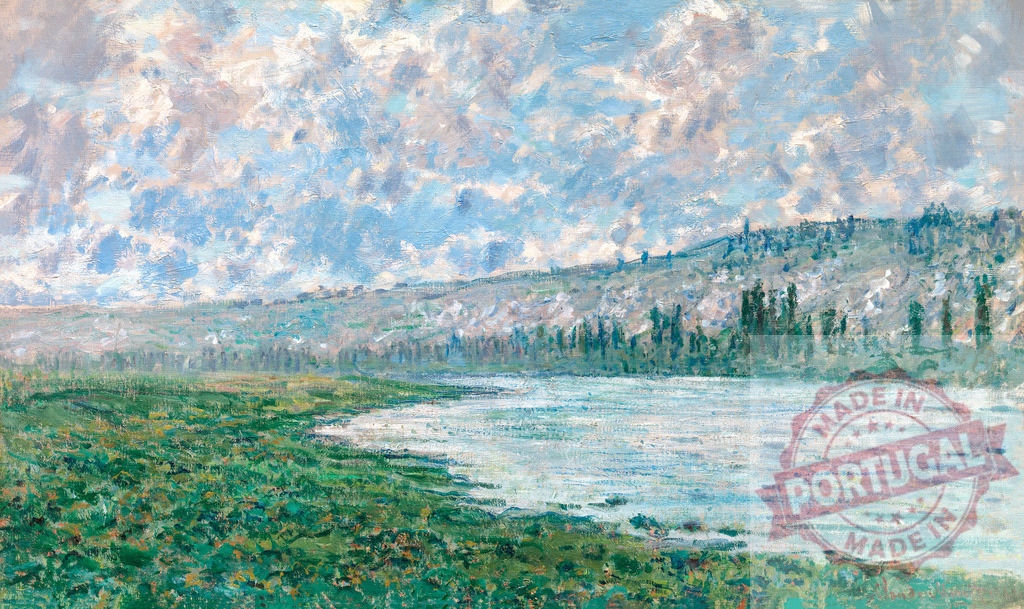 The Seine at Vétheuil (1880) by Claude Monet, high resolution famous painting. Original from MET. Digitally enhanced by rawpixel. | The Seine at Vétheuil (1880) by Claude Monet, high resolution famous painting. Original from MET. Digitally enhanced by rawpixel. - Realized with Pictrs.com