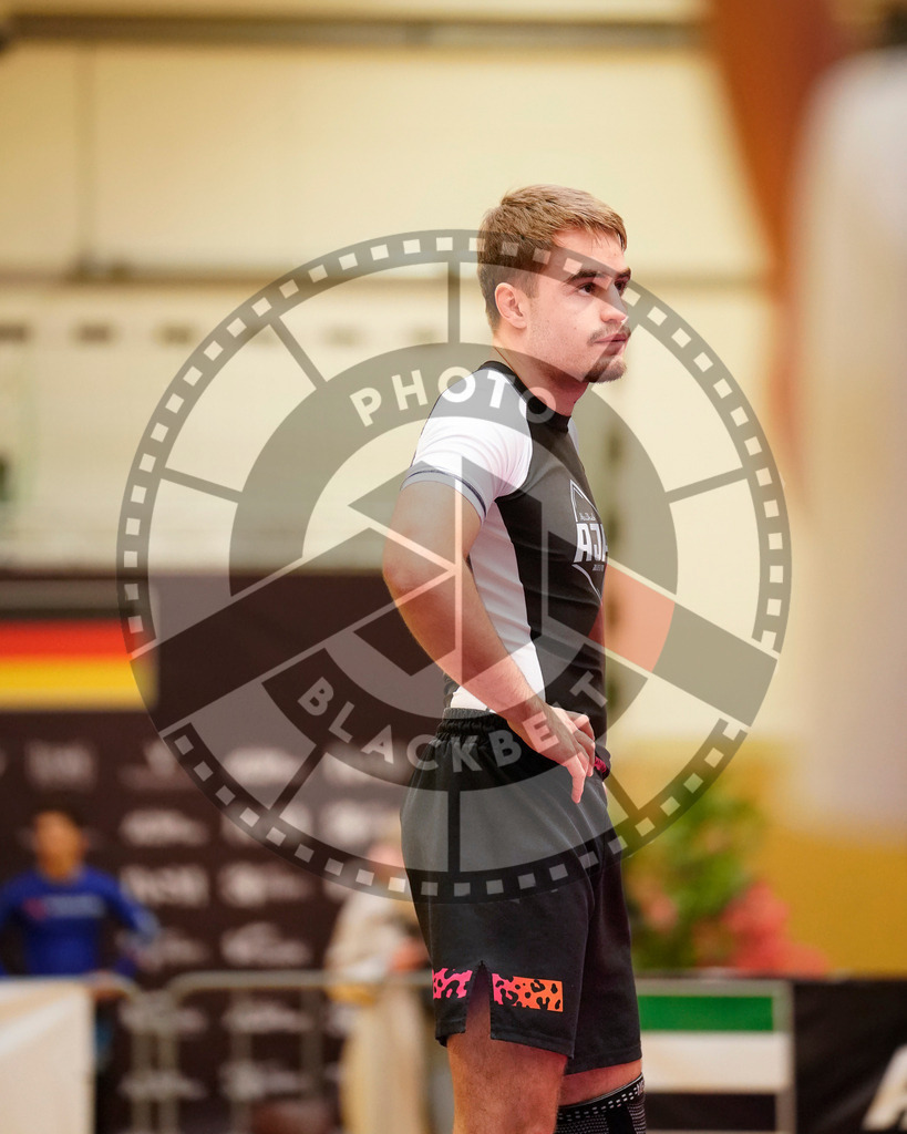 20240203PBB09815 | Fighters compete during the Brazilian Jiu-Jitsu Championship of the AJP Tour in Maintal by Frankfurt am Main, Germany, on February 2, 2024.