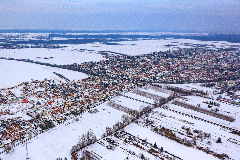 Luftbild: Saarstr in Kandel im Bundesland Rheinland-Pfalz in Deutschland. Foto: IMG_23492.jpg vom 16.01.2010 durch Werner Riehm/FLY-FOTO.de