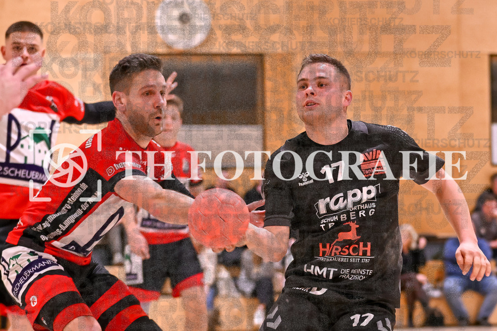 GER, SG Maulburg/Steinen - TV St. Georgen, Handball, Landesliga, 16. Spieltag, Saison 2023/2024, 17.02.2024 | Jonas Huether (TV St. Georgen/Schw., #17) spielt den Ball

GER, SG Maulburg/Steinen - TV St. Georgen, Handball, Landesliga, 16. Spieltag, Saison 2023/2024, 17.02.2024

Foto: TH Fotografie/Thomas Hess