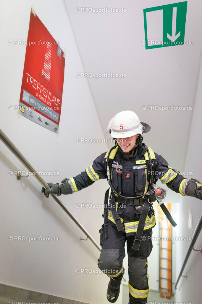 KölnTurm Treppenlauf; Köln, 03.08.2025 | Impressionen vom KölnTurm Treppenlauf am 03.08.2025 in Köln (Nordrhein-Westfalen). 