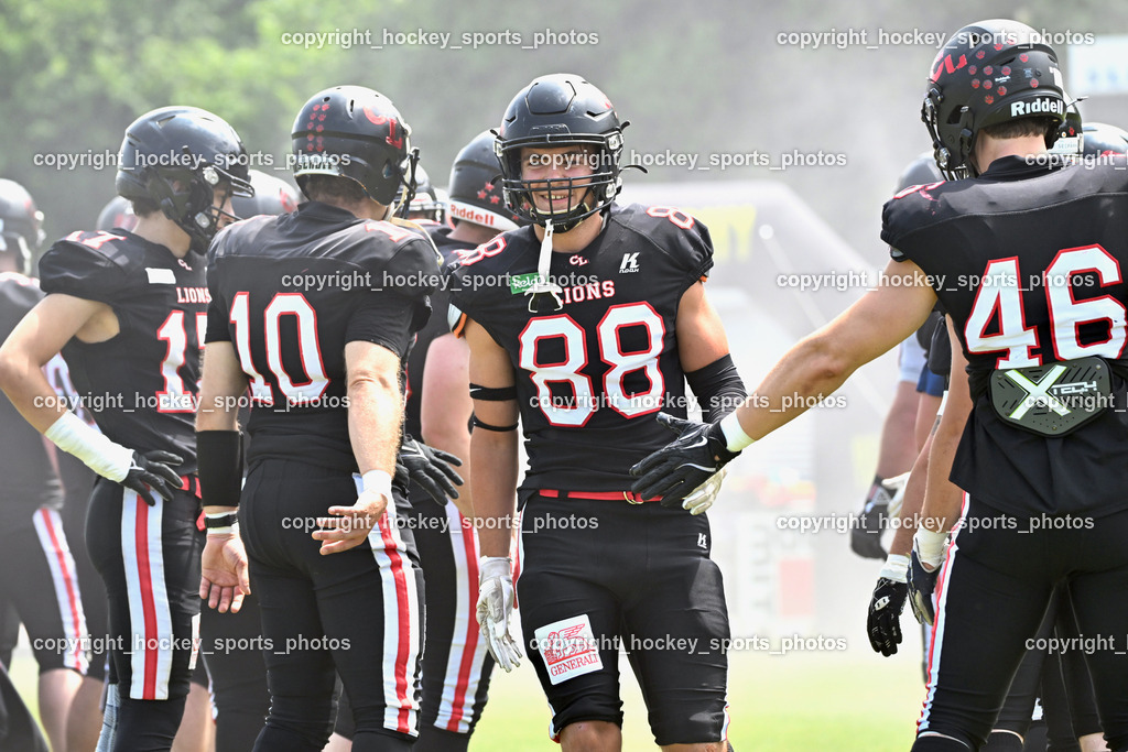 Carinthian Lions vs. Cineplexx Blue Devils | Carinthian Lions vs. Cineplexx Blue Devils, Carinthian Lions vs. Cineplexx Blue Devils am 09.06.2025 in Klagenfurt (ASV Sportplatz), Austria, (Photo by Bernd Stefan)
