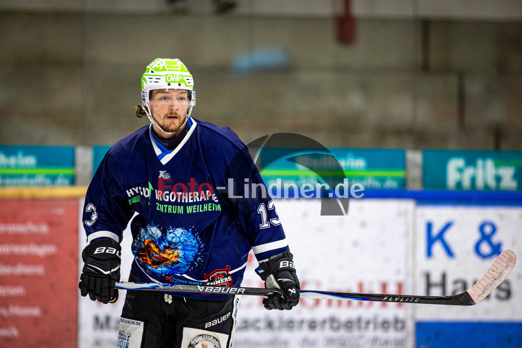 Peißenberg MINERS gegen EV Dingolfing ISAR RATS | Eishockey Bayernliga 2025/26 Vorrunde 28. Spieltag, Peißenberg MINERS gegen EV Dingolfing ISAR RATS, 20260118,Weiland PARRISH (MINERS 13) beim Aufwärmen, Portrait,2026-01-18 in Peißenberg (flatbuy Arena Peißenberg), Weiland PARRISH (MINERS 13)Copyright: WolfgangxLindner www.foto-lindner.de