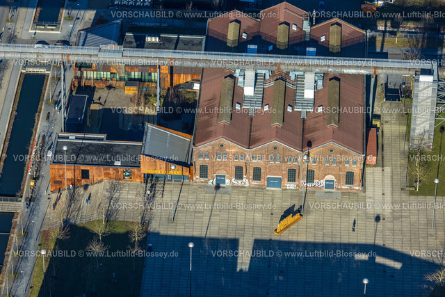 Dortmund240101441 | Luftbild, Phoenix des Lumieres Kunstzentrum, Technologiepark Gewerbegebiet Phoenix West, Hörde, Dortmund, Ruhrgebiet, Nordrhein-Westfalen, Deutschland