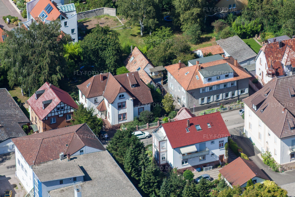 Luftbild: Bismarckstr in Kandel im Bundesland Rheinland-Pfalz in Deutschland. Foto: IMG_20602.jpg vom 30.08.2009 durch Werner Riehm/FLY-FOTO.de