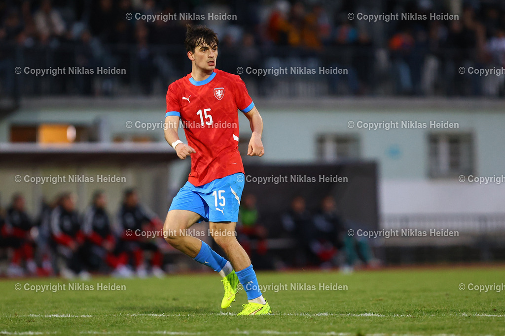 NH_DeutschlandU20_TschechienU20_Länderspiel_26032026 | #15 George Hamza (Tschechien U20)Fußball I Junioren I Länderspiel (Nationalmannschaft) I Saison 2025-2026 I Freundschaftsspiel I Deutschland U20 - Tschechien U20 I 26.03.2026 I Poststadion Berlin
