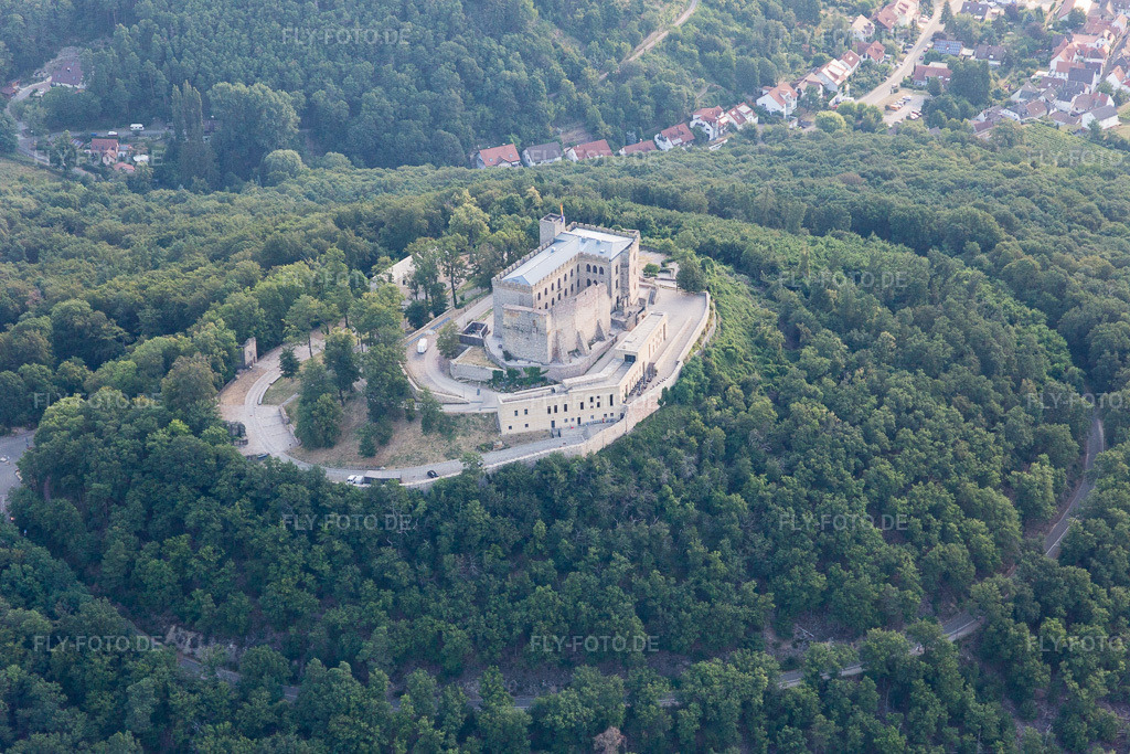 Luftbild: Oberhambach, Hambacher Schloss im Ortsteil Diedesfeld in Neustadt im Bundesland Rheinland-Pfalz in Deutschland. Foto: IMG_108838.jpg vom 15.07.2018 durch Werner Riehm/FLY-FOTO.de