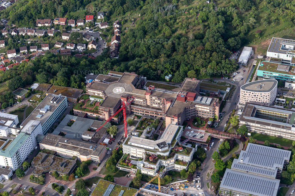 Luftbild: Universitätsklinikum Tübingen in Tübingen im Bundesland Baden-Württemberg in Deutschland. Foto: IMG_008527.jpg vom 27.08.2020 durch Werner Riehm/FLY-FOTO.de