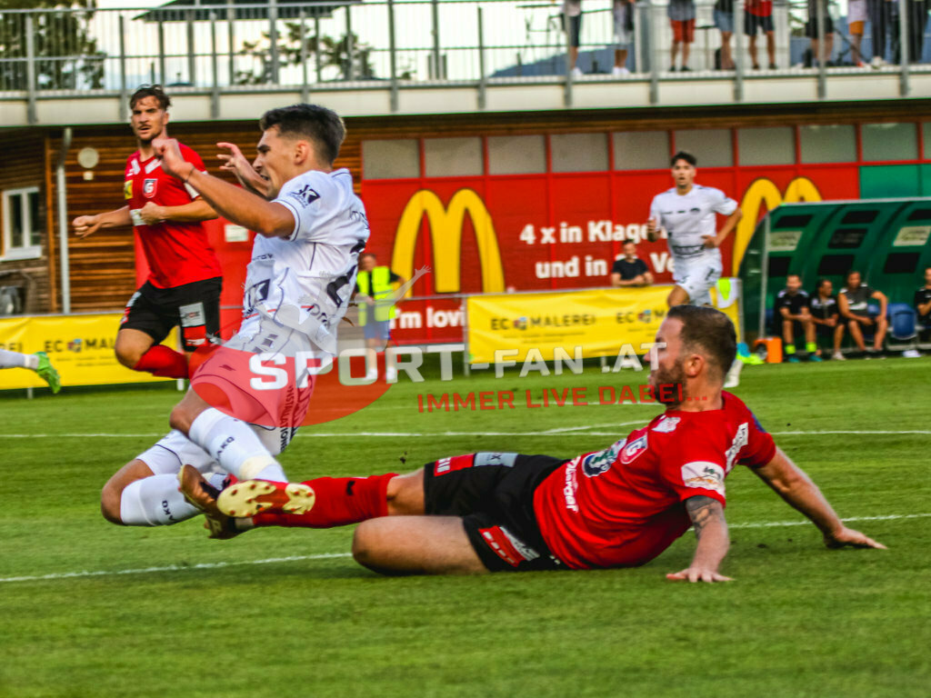 ASK Klagenfurt - Union Gurten Regionalliga 1. Runde | ASK Klagenfurt - Union Gurten am 28.07.2023 in Klagenfurt
(Stadion Fischl), Austria, (Photo by Ernst Krawagner sport-fan.at) - Realisiert mit Pictrs.com
