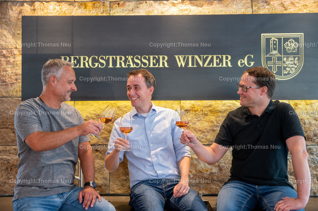 DSC_8752 | bss, Heppenheim, Winzerfestbeilage, Winzer EG, von links: Dirk Herdner, Patrick Staub und Thomas Schmitt, ,, Bild: Thomas Neu