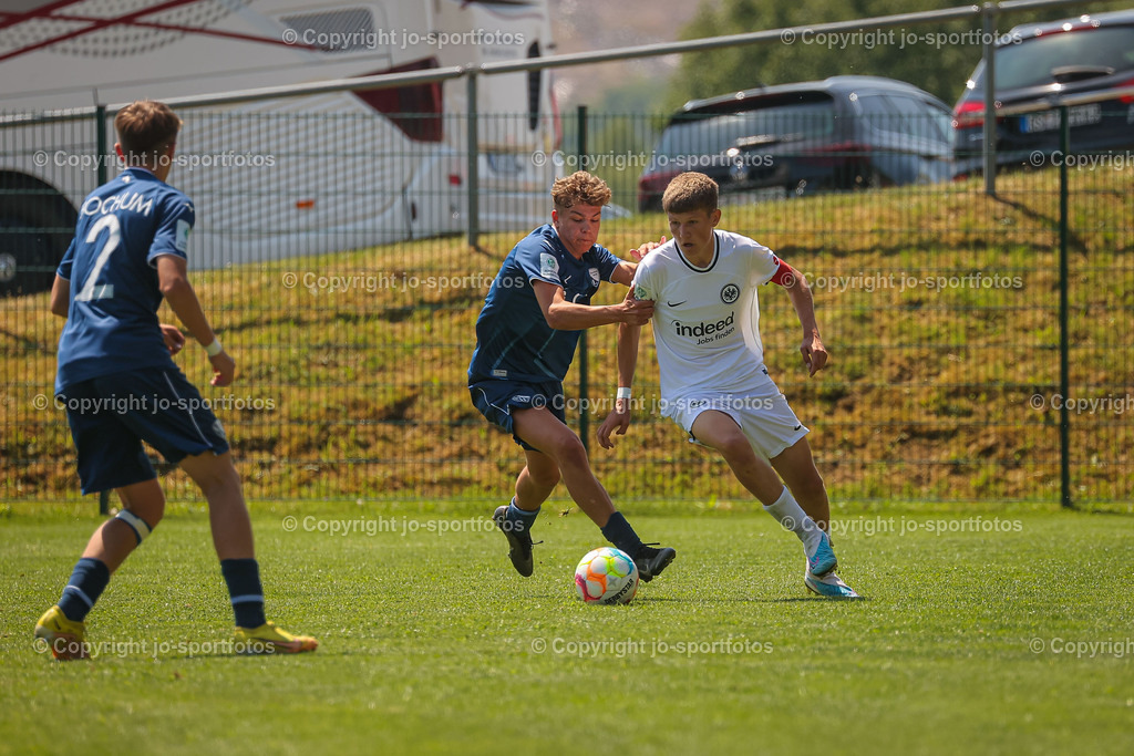 BQ3I4746 | 17.06.2023; Testspiel; Rasenplatz Offdilln; VfL Bochum U17 - Eintracht Frankfurt U17; Ergebnis: 3:1 (1:1)
