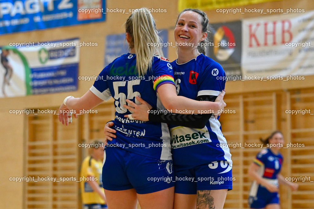 SC Ferlach Damen vs. Hypo Niederösterreich 30.4.2023 | #55 Pavkovic Andrea, #6 KAVALAR Anna-Maria