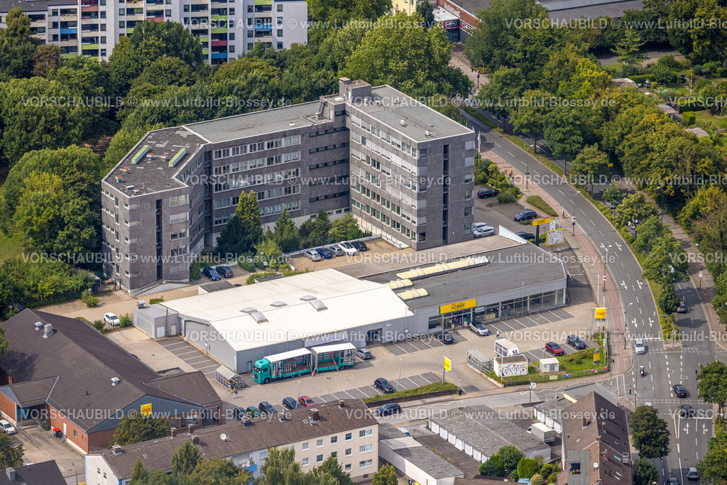 Dortmund250803900 | Luftbild, Finanzamt West, Netto Supermarkt, Märkische Straße, Westfalendamm, Dortmund, Ruhrgebiet, Nordrhein-Westfalen, Deutschland