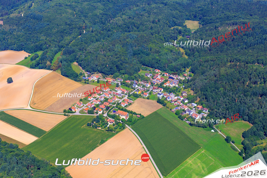 Die Luftaufnahme Ettersdorf -  wurde 2017 mittels Flugzeug (keine Drohne) erstellt. Perfekte Schärfe und Druck- Auflösung- Garantiert!
