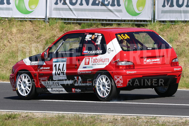 FIA European Hill Climb Championship – Rechberg 2026 | FIA European Hill Climb Championship at Rechberg, held from 24 to 26 April 2026 near Tulwitz, Styria, Austria. The image shows Primož KAVŠEK (SLO) Citroen Saxo VTS.