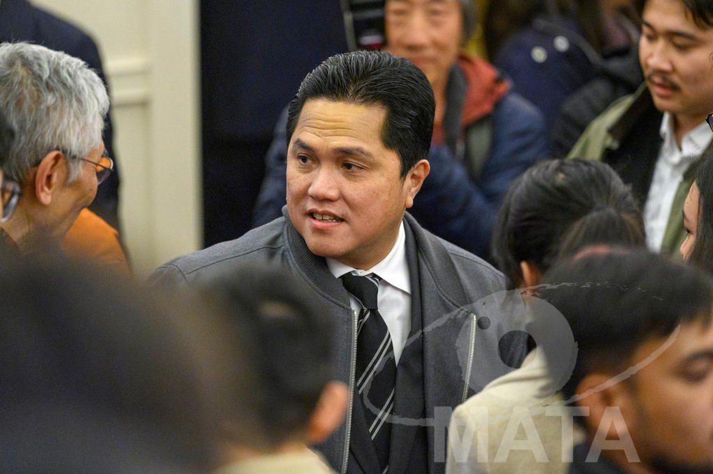 _DWA5532 | Welcoming Jokowi Widodo's arrival by the Indonesian people at Kastens Luisenhof Hotel in the context of the opening of Hannover Messe with Indonesia as Country Partner. Hannover, 15.04.2023 - Realisiert mit Pictrs.com