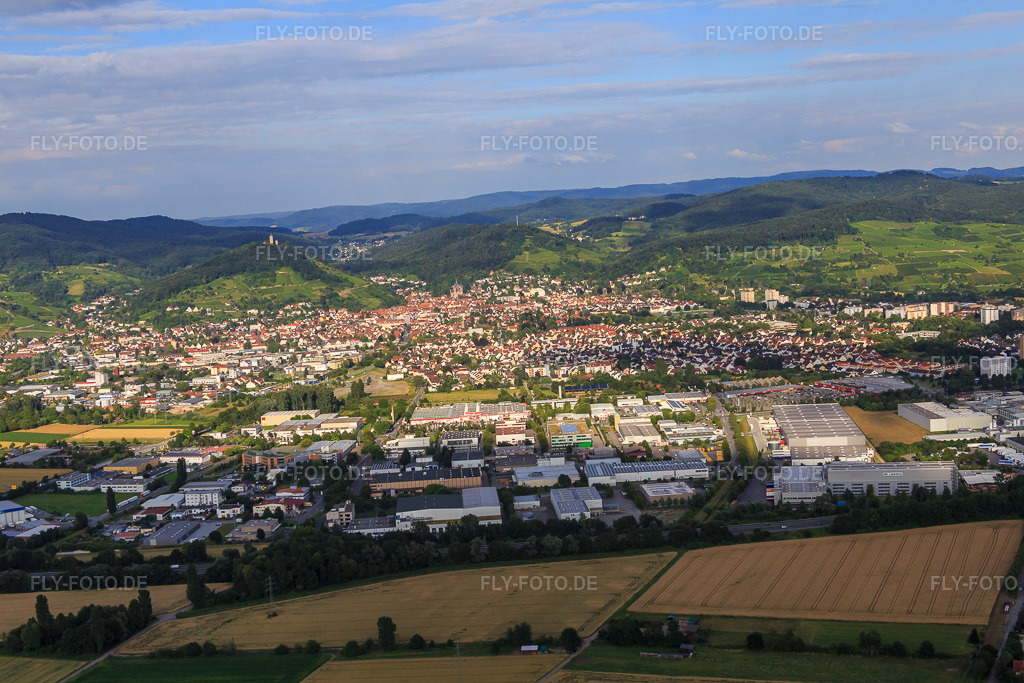 Luftbild: Industriegebiet Tiergartenstraße mit METRO GASTRO Heppenheim und Unilever Deutschland GmbH Werk Heppenheim in Heppenheim im Bundesland Hessen in Deutschland.Foto: IMG_090636.jpg vom 04.07.2016 durch Werner Riehm/FLY-FOTO.deWWW.METRO.DELangnese Fabrikverkauf