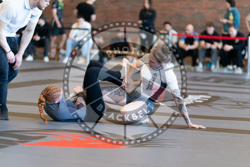 20250329PBB2506 | Fighters compete during the International Luta Livre (ILLCS) Germany IX Spring 2025 Competition spring on March 29, 2025 in Hannover, Germany.© Chiara Dazi