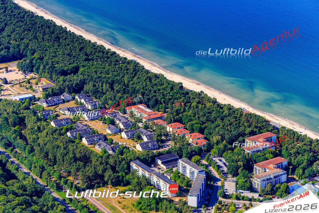 Die Luftbildaufnahme Hotel - Binz wurde 2018 mittels Flugzeug (keine Drohne) erstellt. Perfekte Schärfe und Druck- Auflösung- Garantiert!