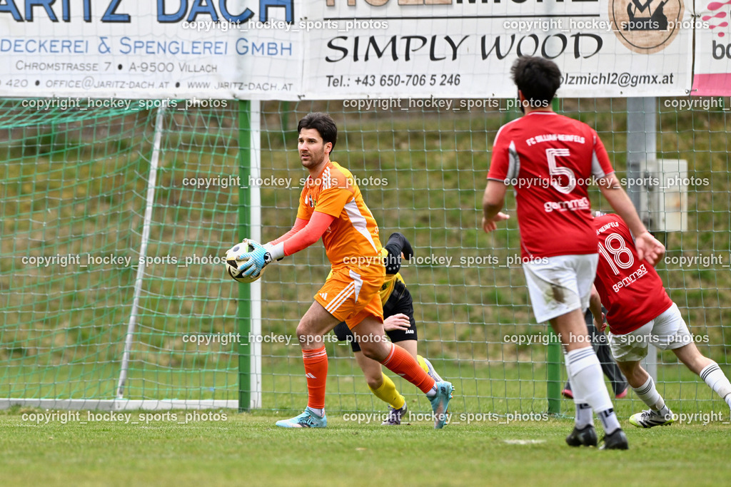 SV Arnoldstein vs. FC Union Sillian-Heinfels | #21 Bernhard Leitner FC Sillian, #5 Stefan Ortner FC Sillian, SV Arnoldstein vs. FC Union Sillian-Heinfels, SV Arnoldstein vs. FC Union Sillian-Heinfels am 29.03.2026 in Arnoldstein (Waldparkstadion Arnoldstein), Austria, (Photo by Bernd Stefan)
