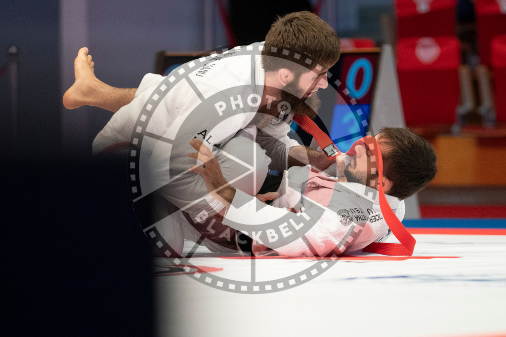 20231107PBB4744 | Fighters compete during the AJP World Master Championship in the Mubadala Arena in Abu Dhabi, Arab United Emirates, on November 7, 2023.