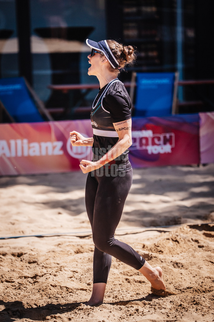 Beachvolleyball | Frauen | Allianz German Beach Tour 2025 | Tourstop Düsseldorf | 16.05.2025 | Cinja Tillmann jubelt