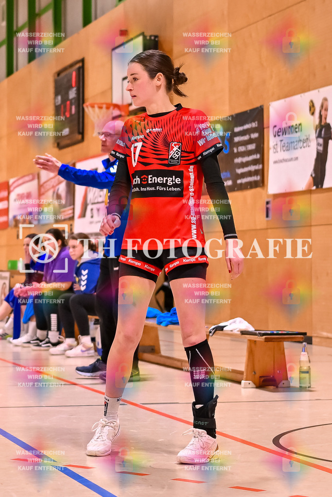 GER, SG Maulburg/Steinen - TuS Helmlingen, Handball, Suedbadenliga, 14. Spieltag, Saison 2023/2024, 17.02.2024 | Davina Schmidt (SG Maulburg/Steinen, #17)

GER, SG Maulburg/Steinen - TuS Helmlingen, Handball, Suedbadenliga, 14. Spieltag, Saison 2023/2024, 17.02.2024

Foto: TH Fotografie/Thomas Hess