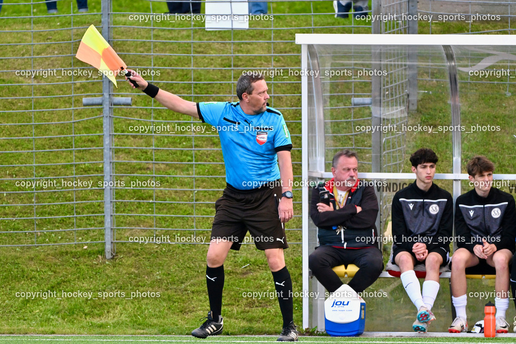 SV Spittal vs. SAK | Martin Leitgeb Referee, Individualtrainer SV Spittal Wolfgang Oswald, SV Spittal vs. SAK, SV Spittal vs. SAK am 24.05.2024 in Spittal an der Drau (Goldeck Stadion), Austria, (Photo by Bernd Stefan)