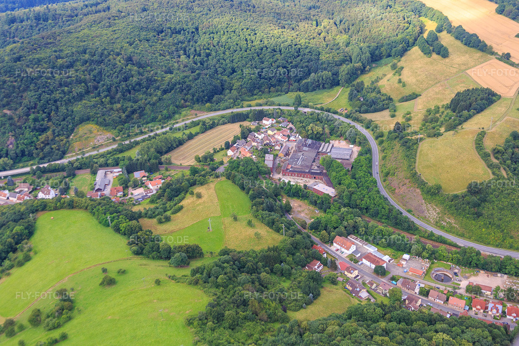 Luftbild: Ortsteil Kupferschmelz mit Baus Uwe Metallbau in Winnweiler im Bundesland Rheinland-Pfalz in Deutschland. Foto: IMG_092066.jpg vom 16.07.2016 durch Werner Riehm/FLY-FOTO.de