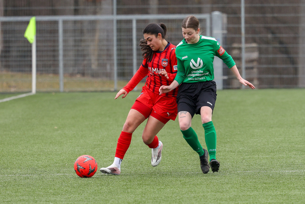 20260315-FCH-Steinheim_023 | 1.FC Heidenheim 1846 II vs. TV Steinheim, Fußball, Frauen, Bezirksliga, 2025/2026, 12. Spieltag, 15.03.2026 in Heidenheim, Kunstrasen b. Voith-Arena West(Foto: Michael Bulling) - Realisiert mit Pictrs.com