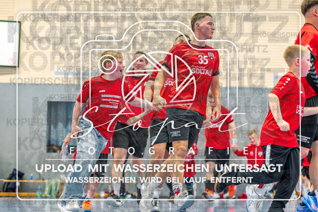 Regionsoberliga Herren Lüneburg-Stade - MTV Soltau vs. HBV 91 Celle | Hagen Von Frieling (MTV Soltau #35); Regionsoberliga Herren Lüneburg-Stade - MTV Soltau vs. HBV 91 Celle am 25.04.2026 in Sporthalle Oberschule Soltau, Soltau - Realisiert mit Pictrs.com