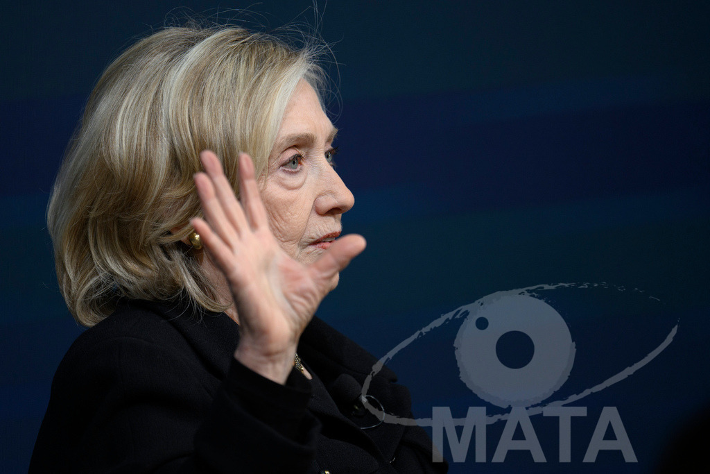 _DWA3692 | Die US-Politikerin Hillary Clinton auf der Veranstaltung Bridging Scholarship and Statecraft im Rahmen der Münchner Sicherheitskonferenz 2026. München, 13.02.2026 Bayern Deutschland  - Realisiert mit Pictrs.com