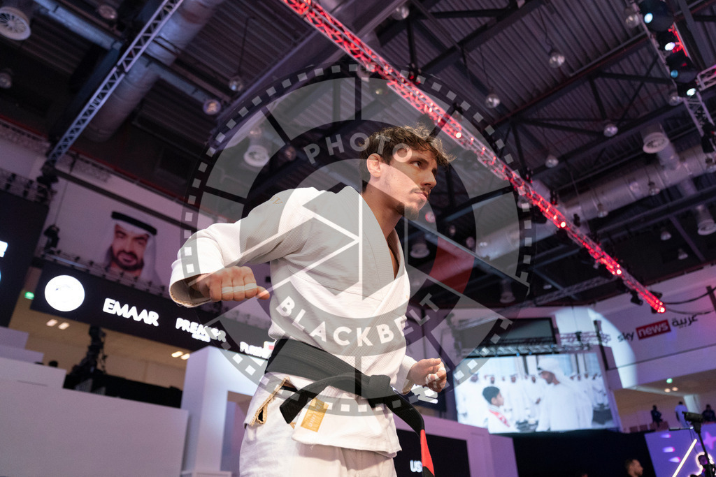 20231107PBB4069 | Fighters compete during the AJP World Master Championship in the Mubadala Arena in Abu Dhabi, Arab United Emirates, on November 7, 2023.
