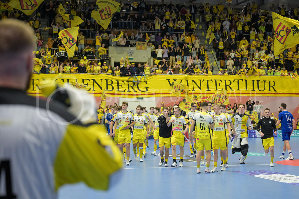 Zug United vs HC Rychenberg - 22. February 2025 | Zug United vs HC RychenbergSporthalle Wankdorf, BernTorjubel HCR.Bild: Sportfotografie Markus Aeschimann | www.markus-aeschimann.ch - Realisiert mit Pictrs.com