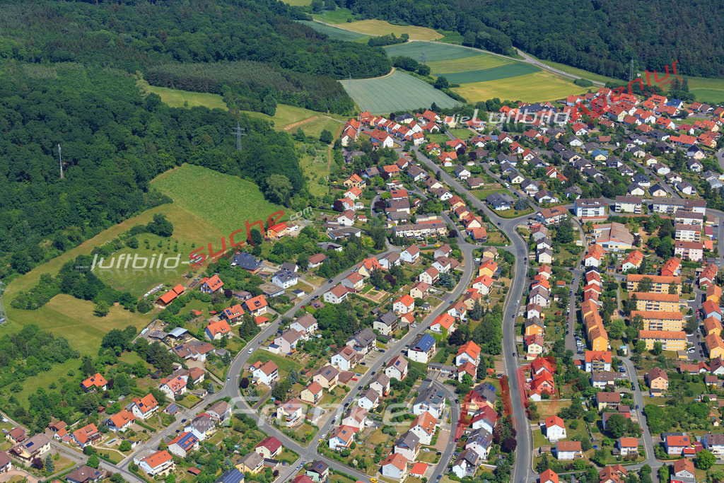 Luftbild von  Ebern - Luftaufnahme wurde 2015 von https://frankenair.de mittels Flugzeug (keine Drohne) erstellt - die Geschenkidee
