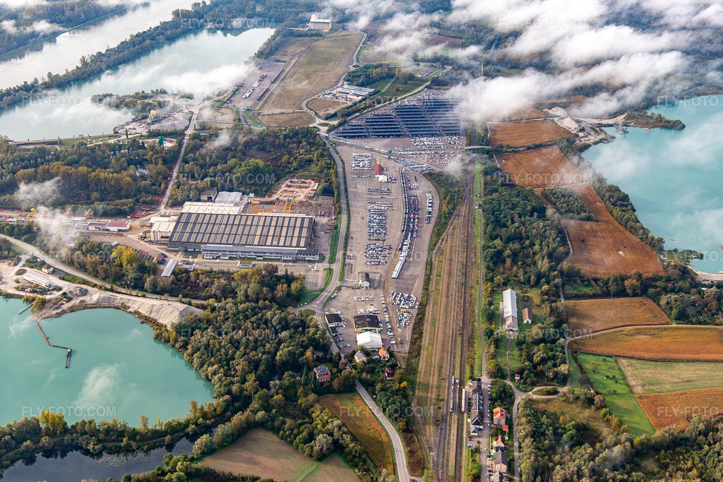 Aerial view: Effage Métal Usine de Lauterbourg and 