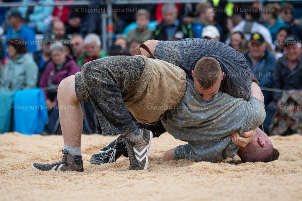 Schwingen -  Appenzeller Kantonal Schwingfest 2024 | Hundwil, 7.7.24, Schwingen - Appenzeller Kantonal Schwingfest.